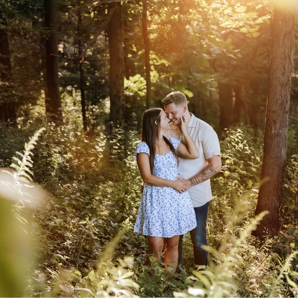 Hollister blue floral dress - Picture 5 of 5